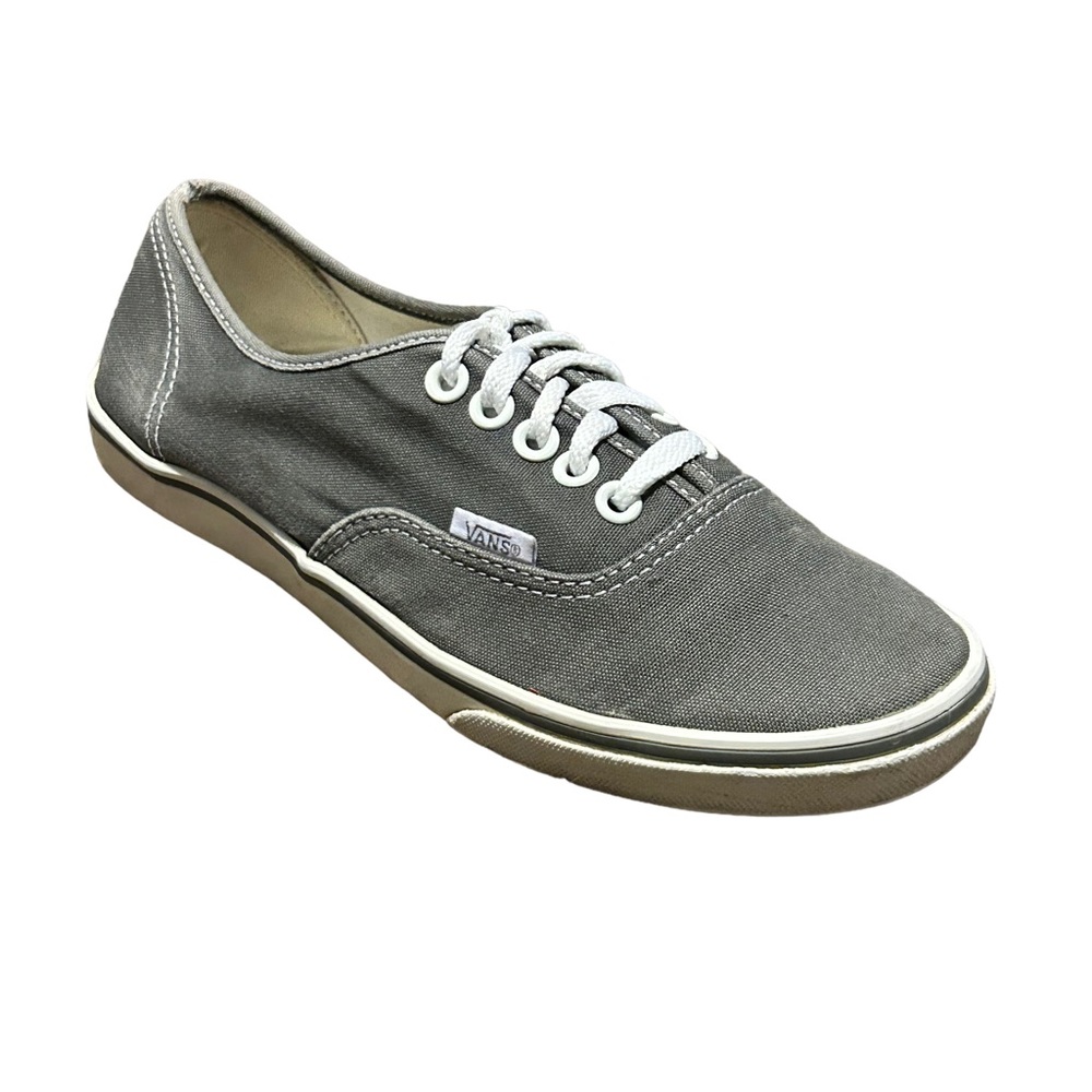 VANS Gray Unisex Lace Up Comfortable Sneaker Lifestyle Everyday Shoe-Size 7.5 - Picture 3 of 14